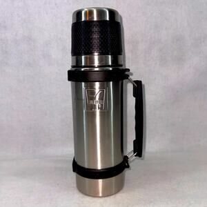 Vintage 7-11 Stainless Steel Hot & Cold Thermos with Cup & Sipper Top 7Eleven